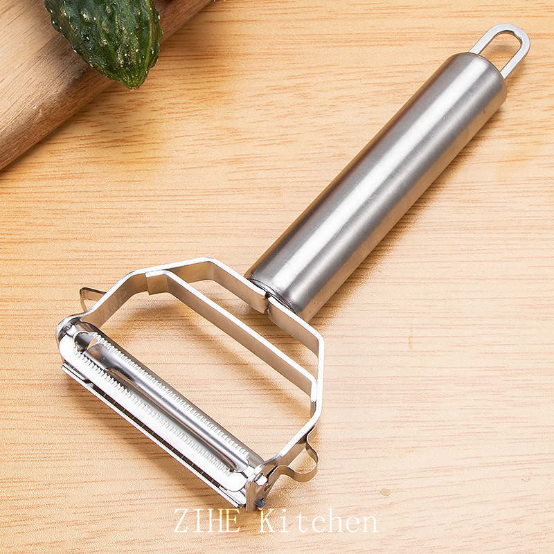 Stainless Steel Dual Head Shredder Multifunctional Dual Purpose Peeler Zihe Kitchen
