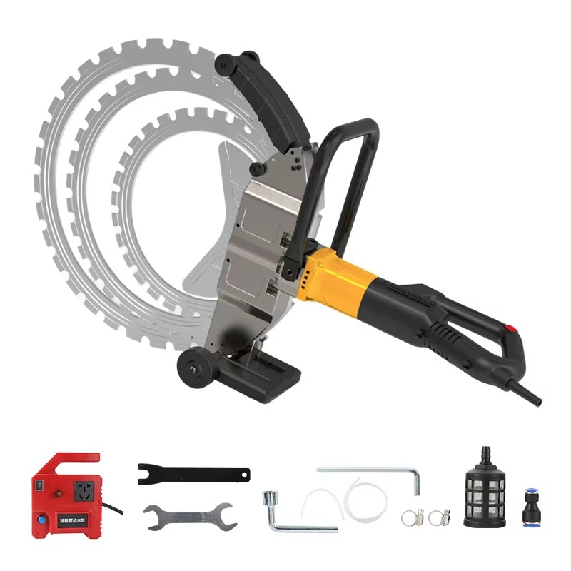 Electric Handheld Concrete Cutting Machine - Precision Motorized for Efficient Wall Cutter