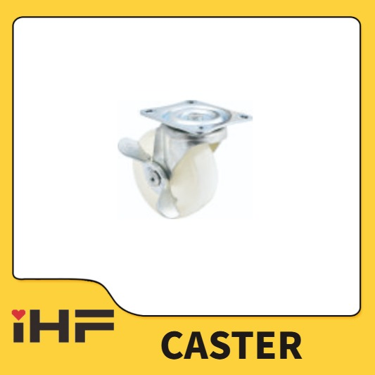 Light-Duty Rigid Casters and Side-Brake Swivel Casters