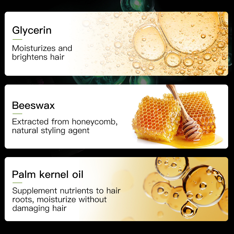 Natural Fluffy Shape Hair Style Lasting Non-Greasy Men's Hair Wax Cream