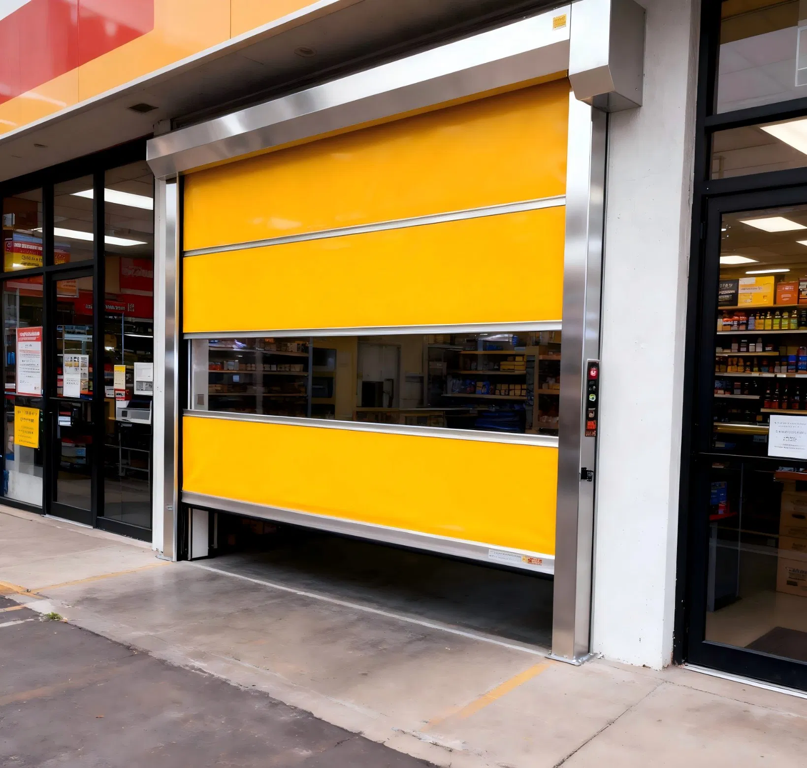 Factory Price Easy to Operate Automatic Door for Building Security Protection