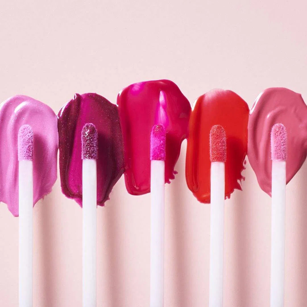 Eco-Friendly Purple Green Lipgloss Featuring Your Brand Logo