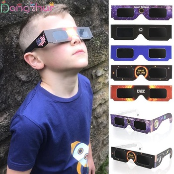 3D Paper Safe Solar Glasses Solar Eclipse Viewing Glasses