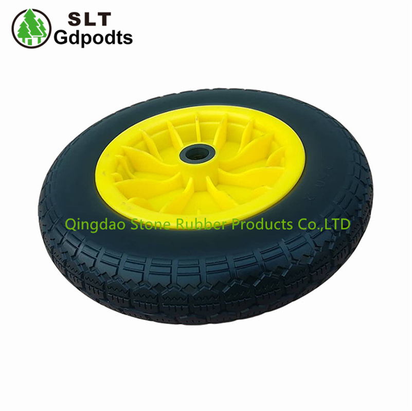 Hand Carts Parts PU Foamed Tyre 3.50-8