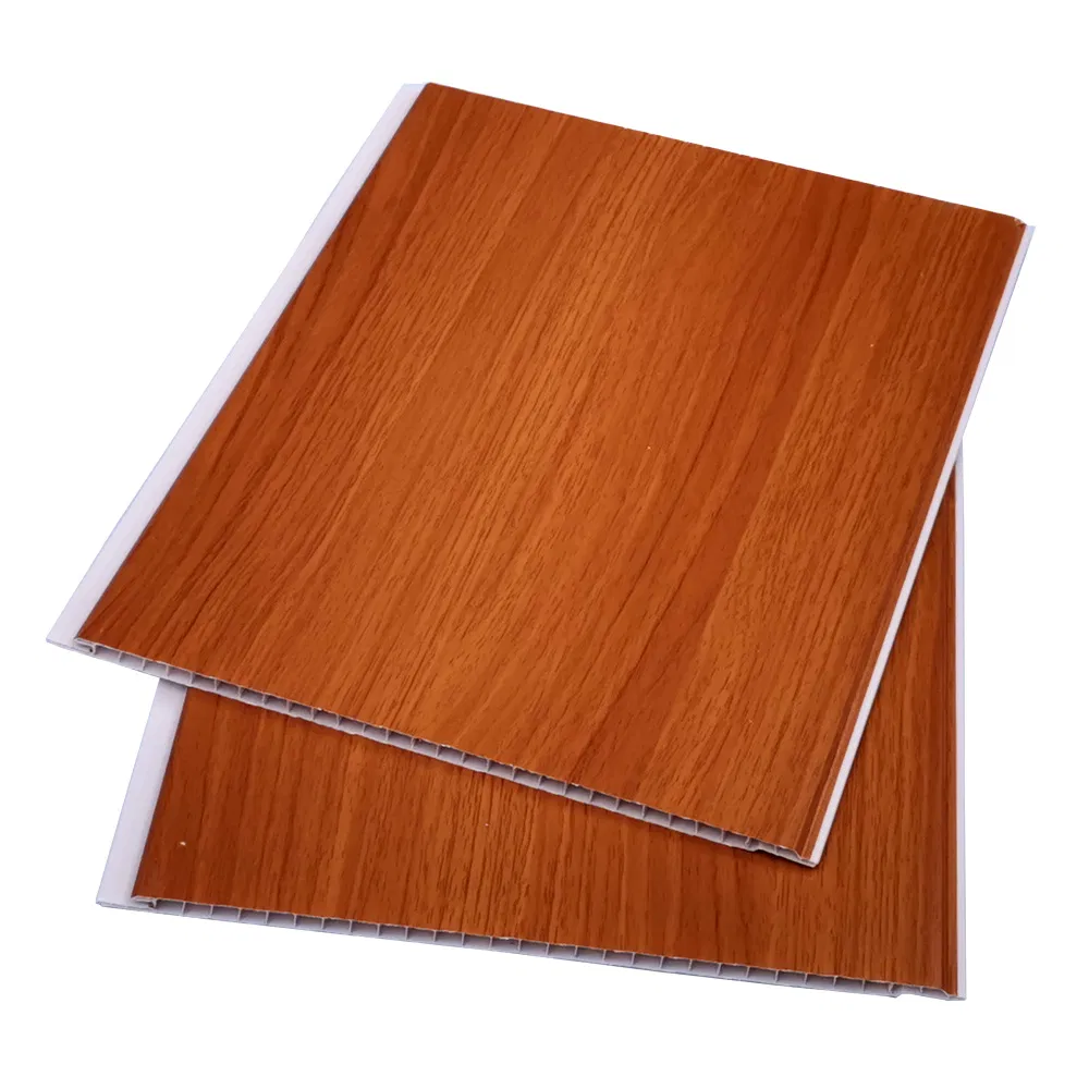 Wood Grain Plastic Tongue and Groove Wall Panels PVC Laminated Roof Ceiling Tiles