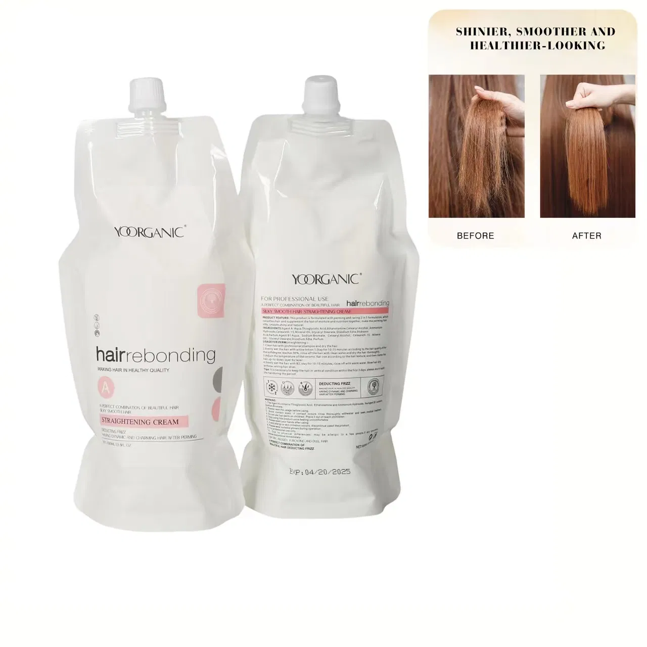 OEM/ODM Wholesale Permanent Keratin Hair Rebonding Straightening Products
