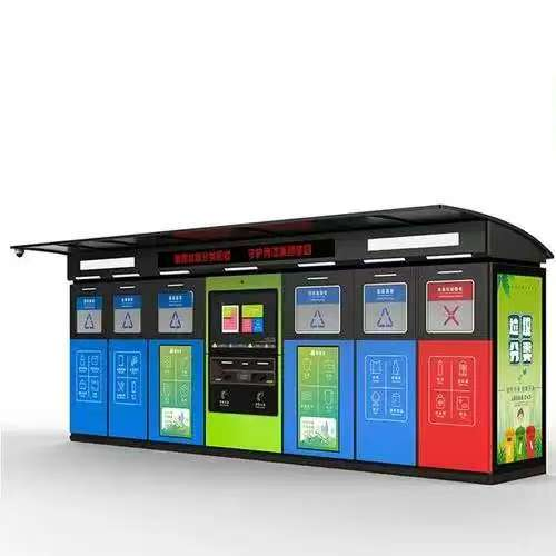 OEM Customized Public Heavy-Duty Auto-Sterilize Recycling Station Intelligent Sorting Dustbin