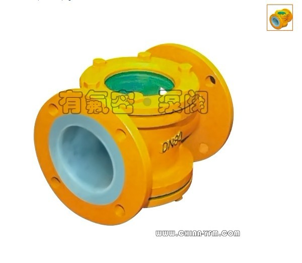 DIN PFA Lined Sight Glass