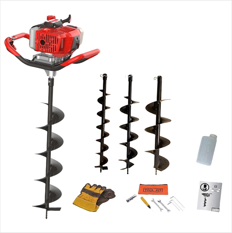 52cc 2 Stroke Fishing Gasoline Ice Hole Drill Ice Auger