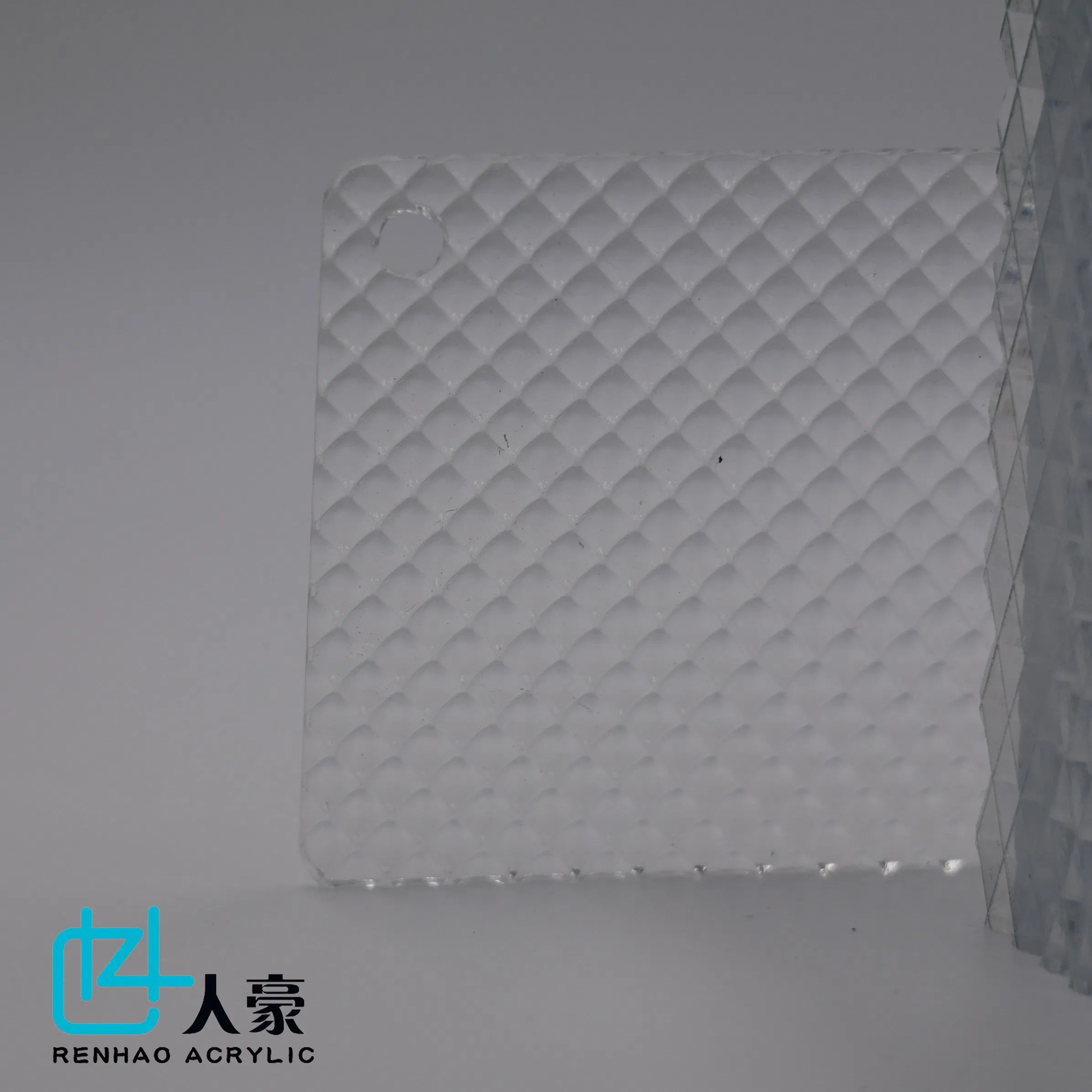 Special Corrugated (Textured) Acrylic Sheets Sheet for Advertising with Fish Scale Texture Surface