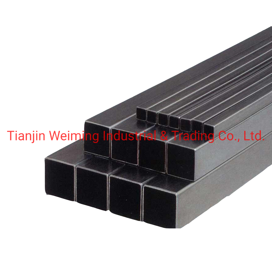 RSs-Zp517 Customized Q195/Q215/Q235 Hollow Section Black Annealed Square pipe Steel Tube