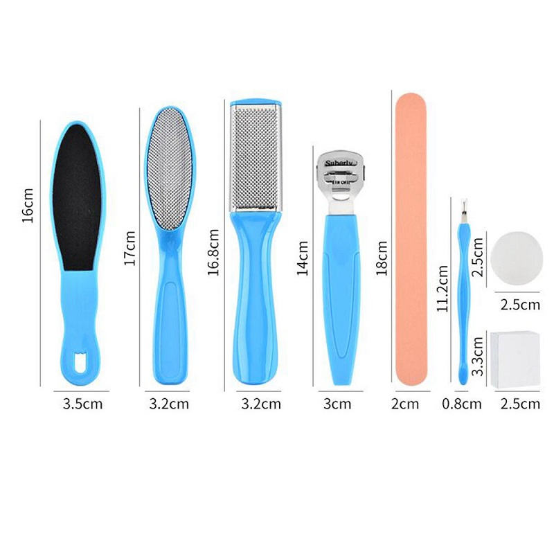 Pedicure Tool Kit 8 in 1 Stainless Steel Foot Care Kit Manicure and Pedicure Tools