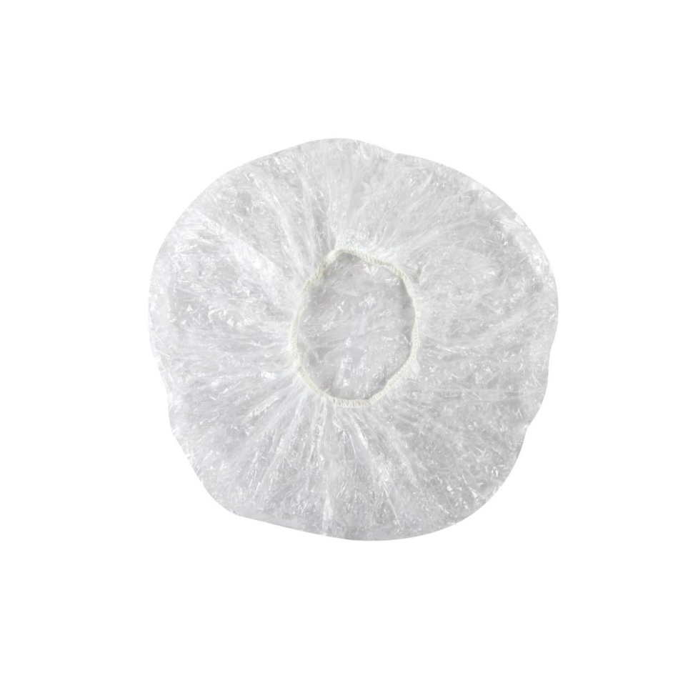 Disposable Waterproof Transparent Poly/HDPE/LDPE/Plastic/PE Shower Cap for Home/Hotel Travel/Bathing/Hair Treatment