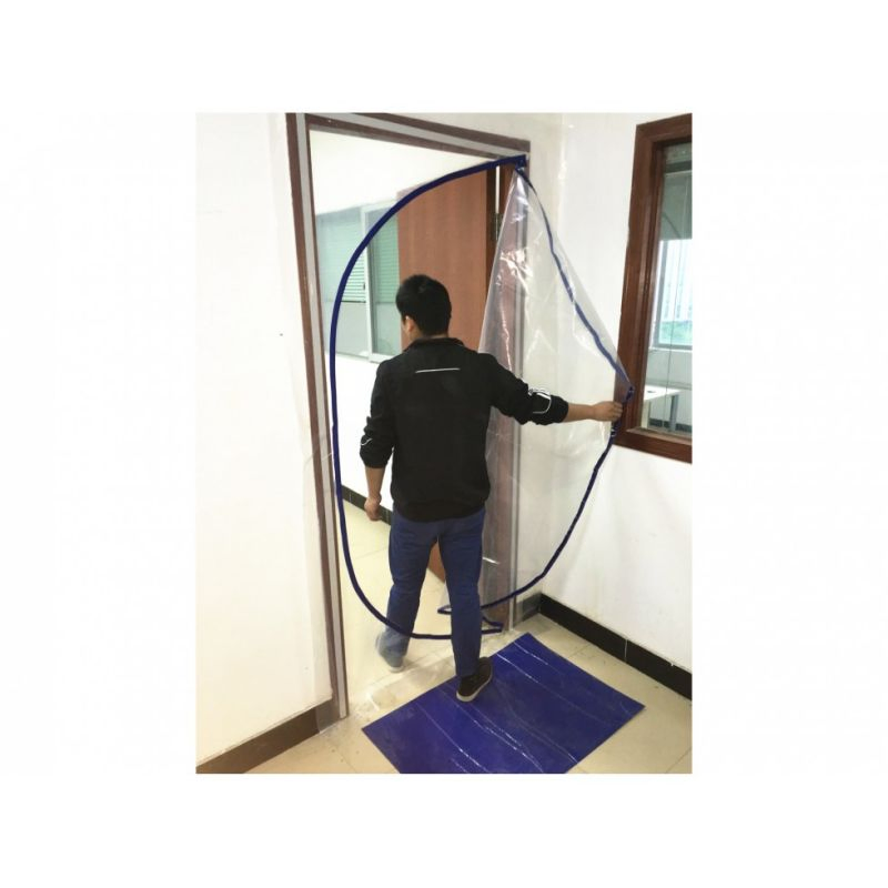 Household Dustproof Plastic Zipper Door