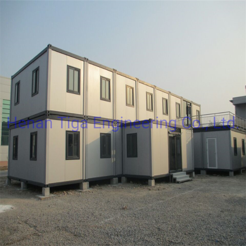 20FT Cheap Steel Framed Modular Living Flat Pack Prefabricated Container House Office Building