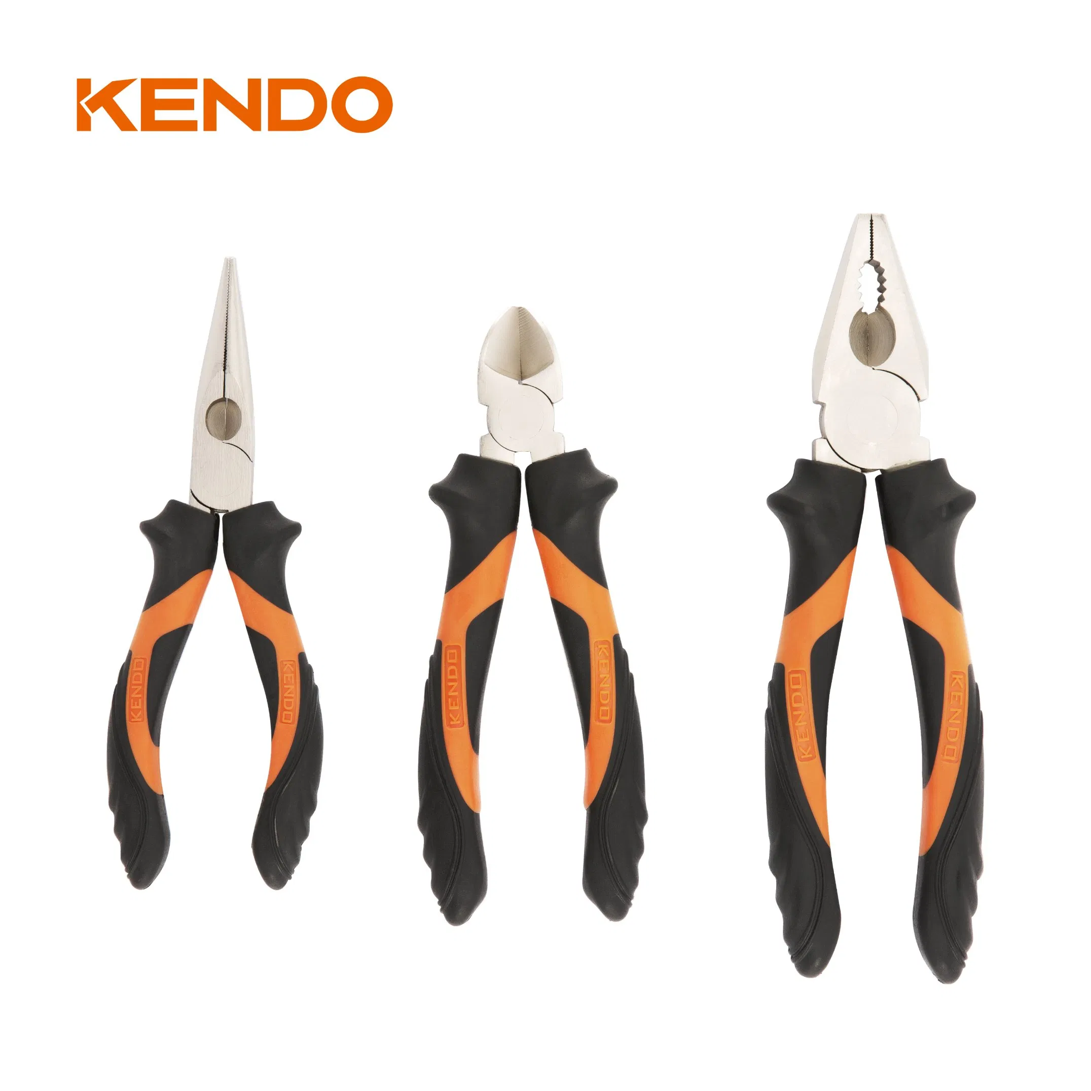 Набор плоскогубцев Kendo Compound 3PC, хром-ванадий