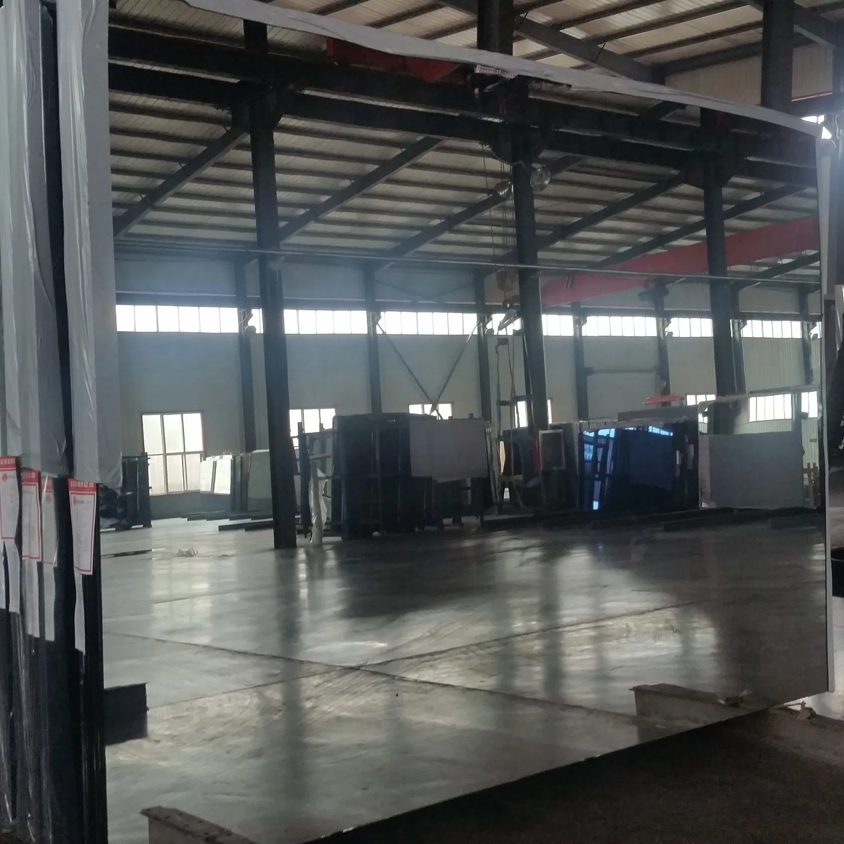 2-6mm Glass Mirror Sheet Silver Mirror Aluminum Mirror Customizable Double Coated Durable for Home Application and Building Projects