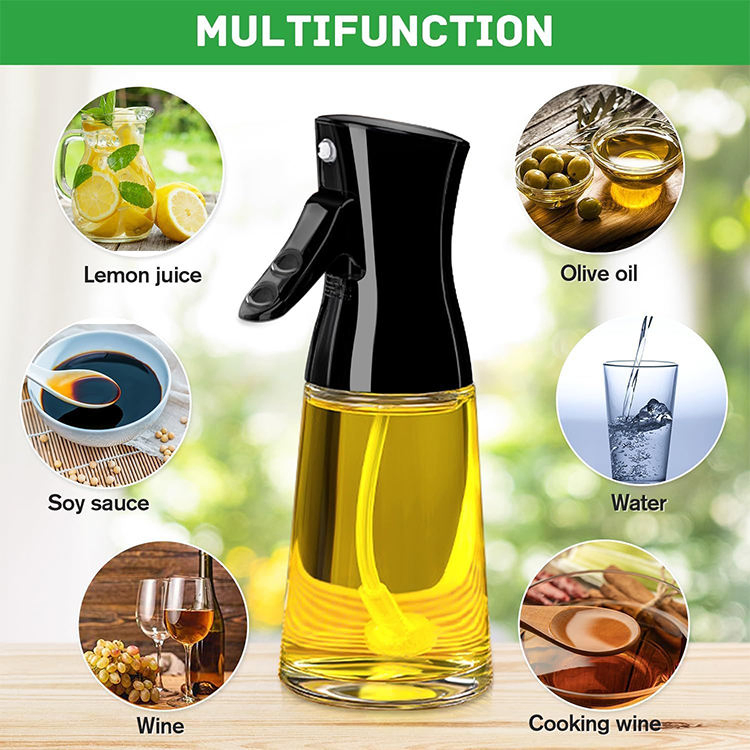 Oil Control Spray Pot Kitchen Glass Oil Leakage Proof Atomized Spray Bottle Household Kitchen Tools