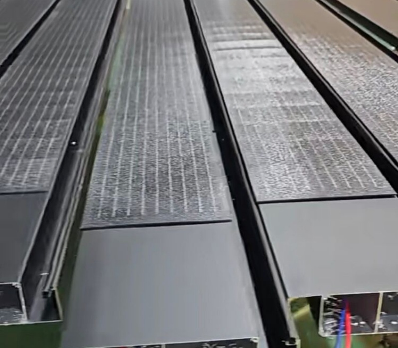 Nfrc LED Light Windproof Screen Blinds Solar Powered Aluminum Louver Gazebo Pergola