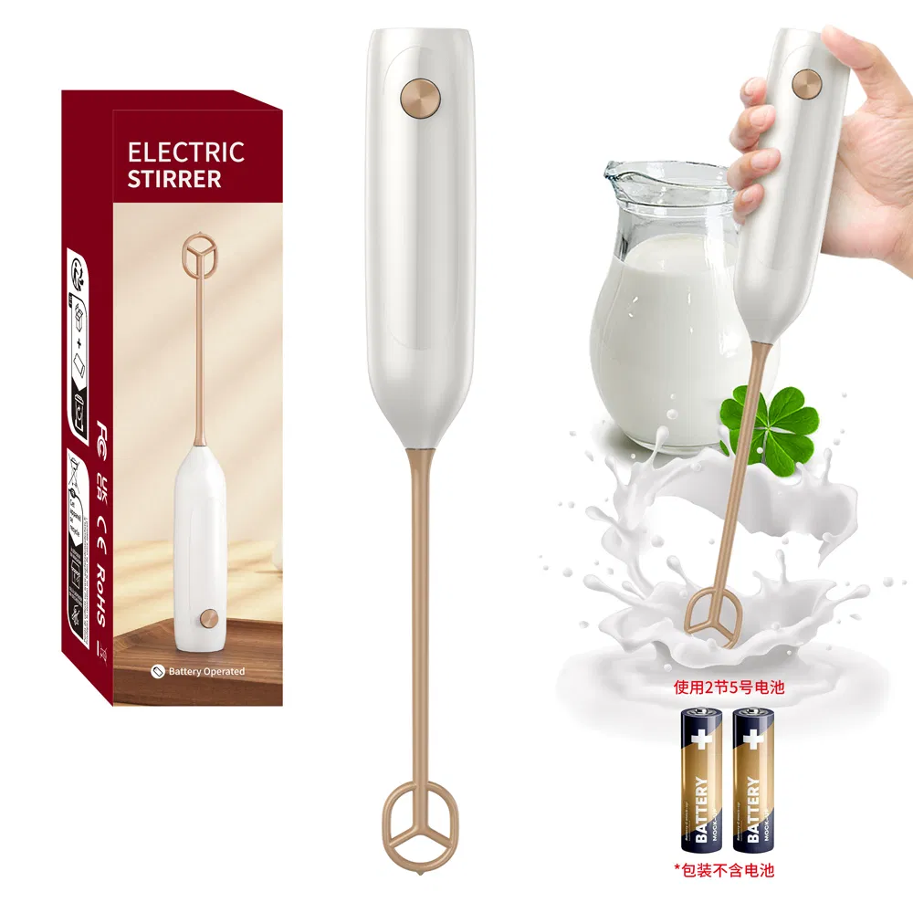 Automatic Milk Frother White Nobel Electric Whisk Foam Maker