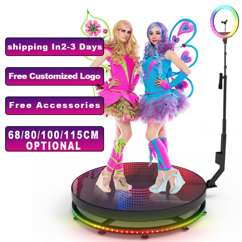 Wedding Party 360 Slow Motion Rotating Video Photo Booth 360 Automatic Photobooth