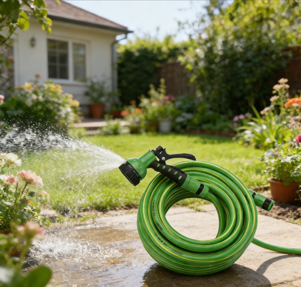 Heavy Duty Garden Tools PVC Water Hose with Spray Nozzles (FM-GR1136)