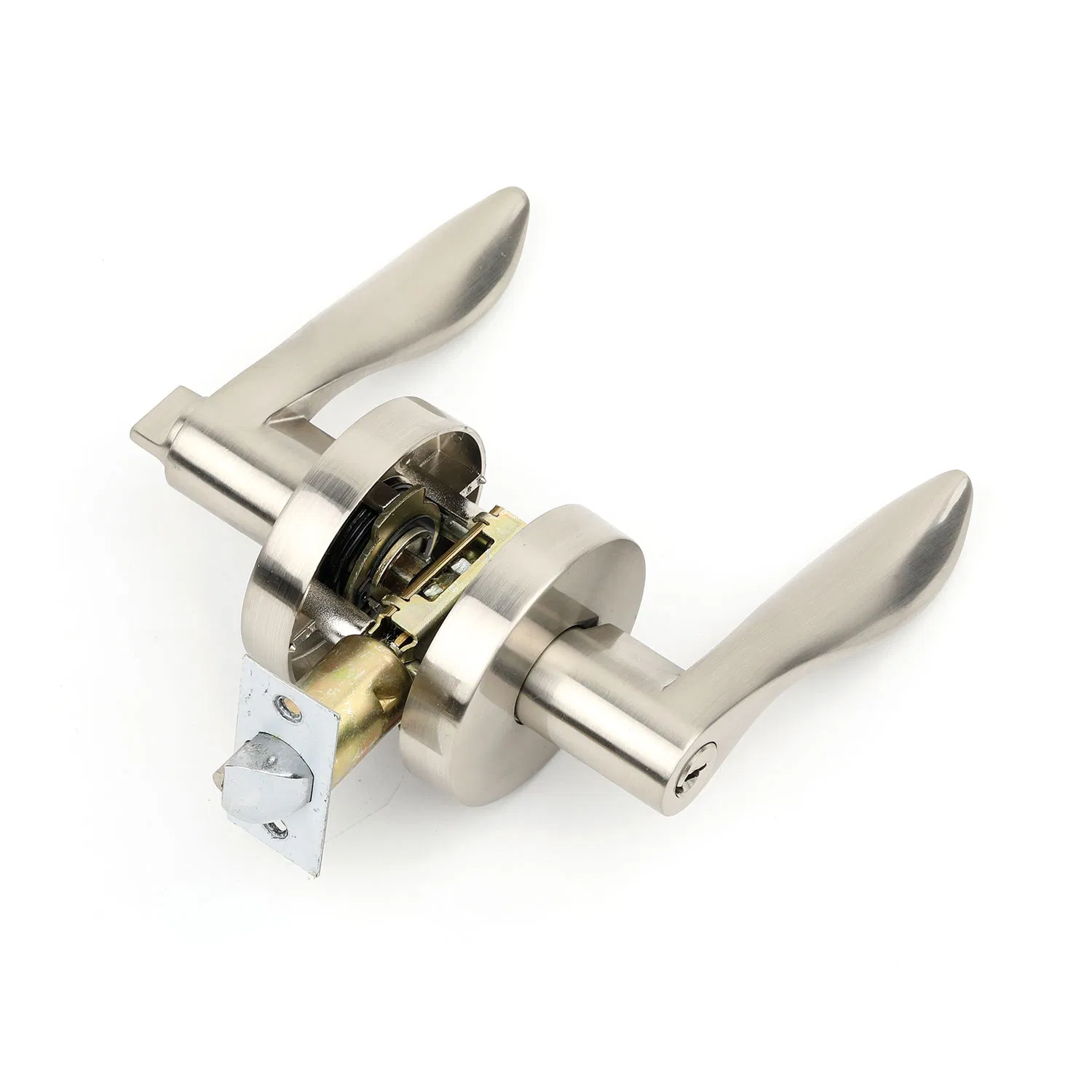 Zinc Alloy Door Locks Hardware Tubular Handle Commercial Cylindrical Entrance Privacy Passage Heavy Duty Security Handle Lever Lock-815