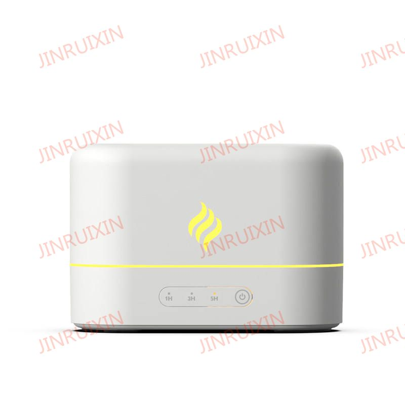2024 Colorful Gradient Simulation Flame Aroma Diffuser Creative Home Decorations Aroma Diffuser Humidifier