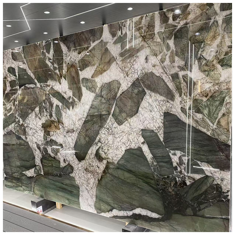 Natura Crystal Quartzite Slabs for Countertops and Tables