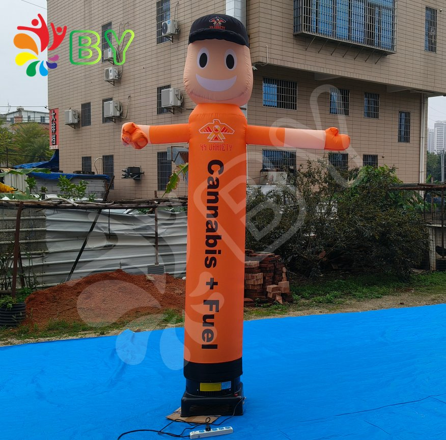 Dancer Digital Printed Nylon and PVC Model for Events Parties with Blower Accessory Competitive Price