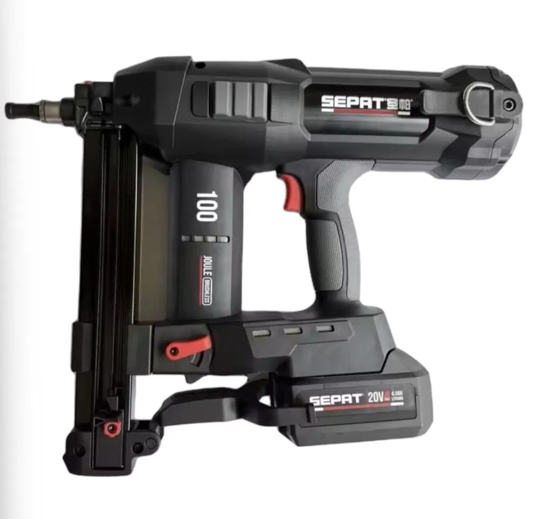 No Gas Cordless Steel Concrete Wood Fastener Nail Gun with Battery Compressed Air