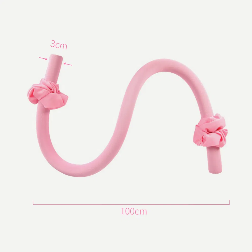 Heatless Curling Rod Headband Portable Soft Magic Hair Ribbon Silk Wave Hair Curler Roller