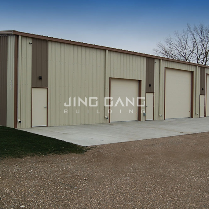 Q235 Q355 Shed H Section Galvanized Steel Structure Storage Metal Building for Prefab Workshop
