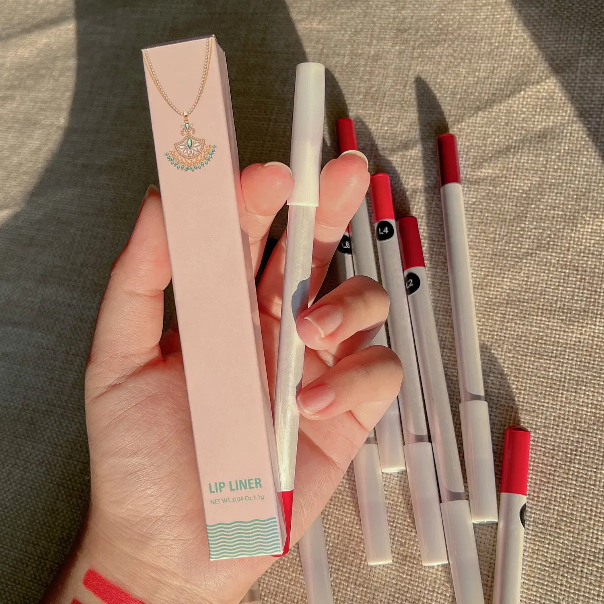 Free Sample Makeup Factory Best Quality Prices Cosmetics Waterproof Lip Liner Pencil