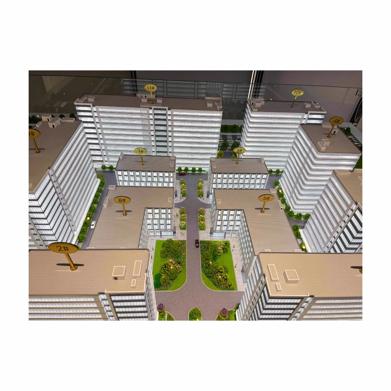 3D Professional Design, Customized Industrial Factory Architectural Model Making