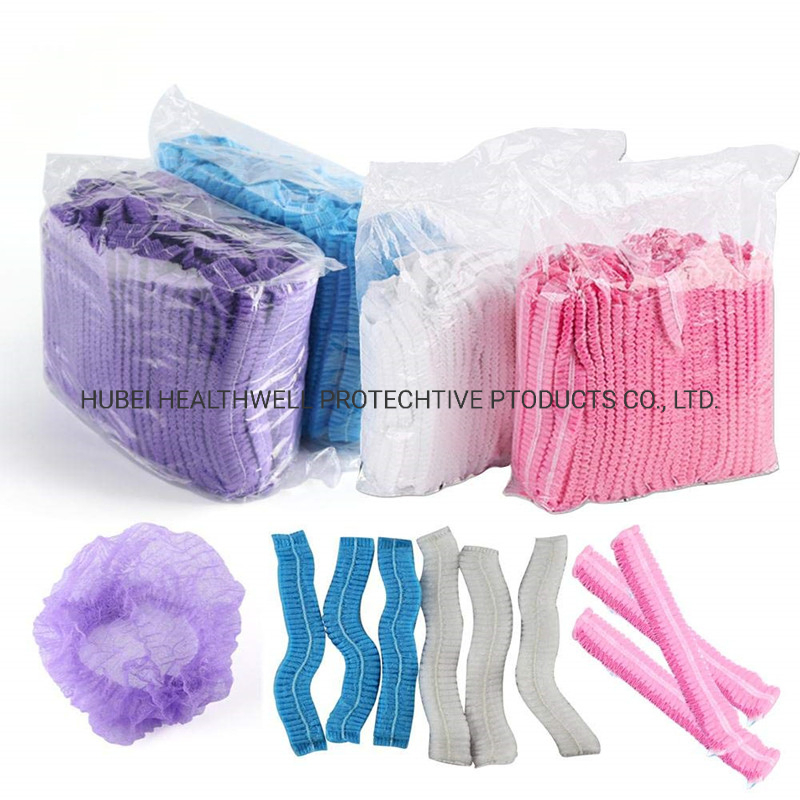 Anti Dust Blue Non-Woven Clip/Strip/Mob Cap