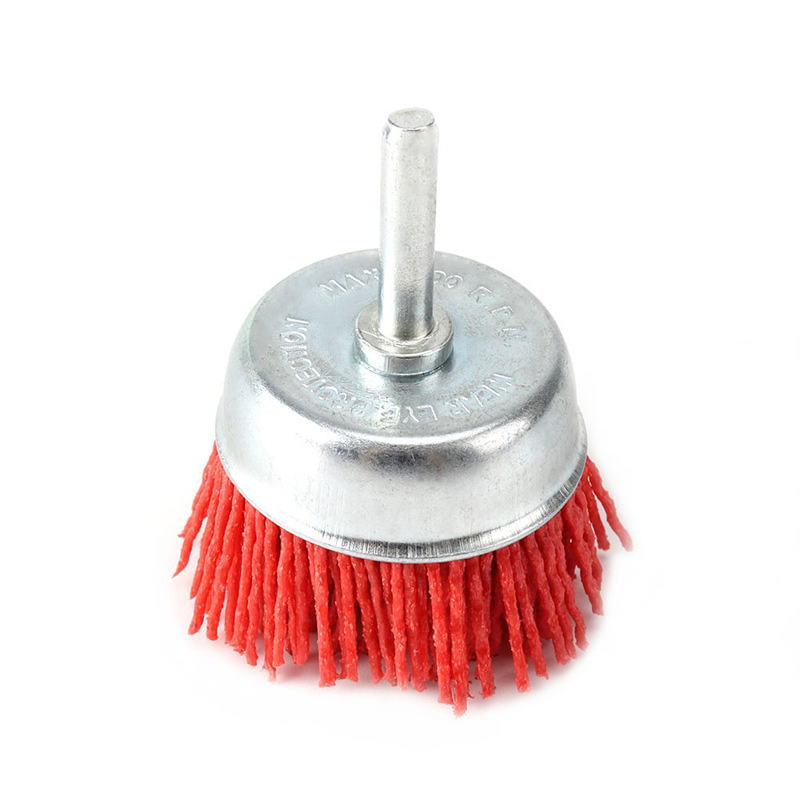 Абразивная щетка с нейлоновой щетиной, серая