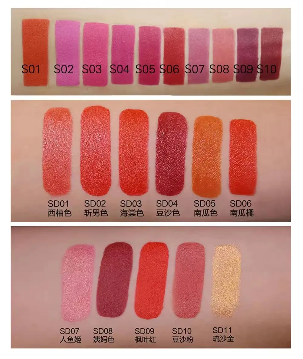 High Quality Private Label Customize Silver Tube Lipsticks Cosmetics Makeup Matte Lipstick for Reliable Supplier