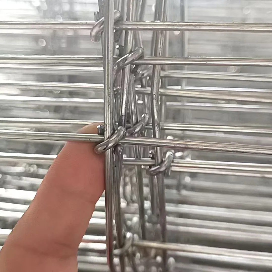 Heavy-Duty Farm Field Fencing Square Knot Filed Fence Anti-Corrosion Galvanized Steel Fence