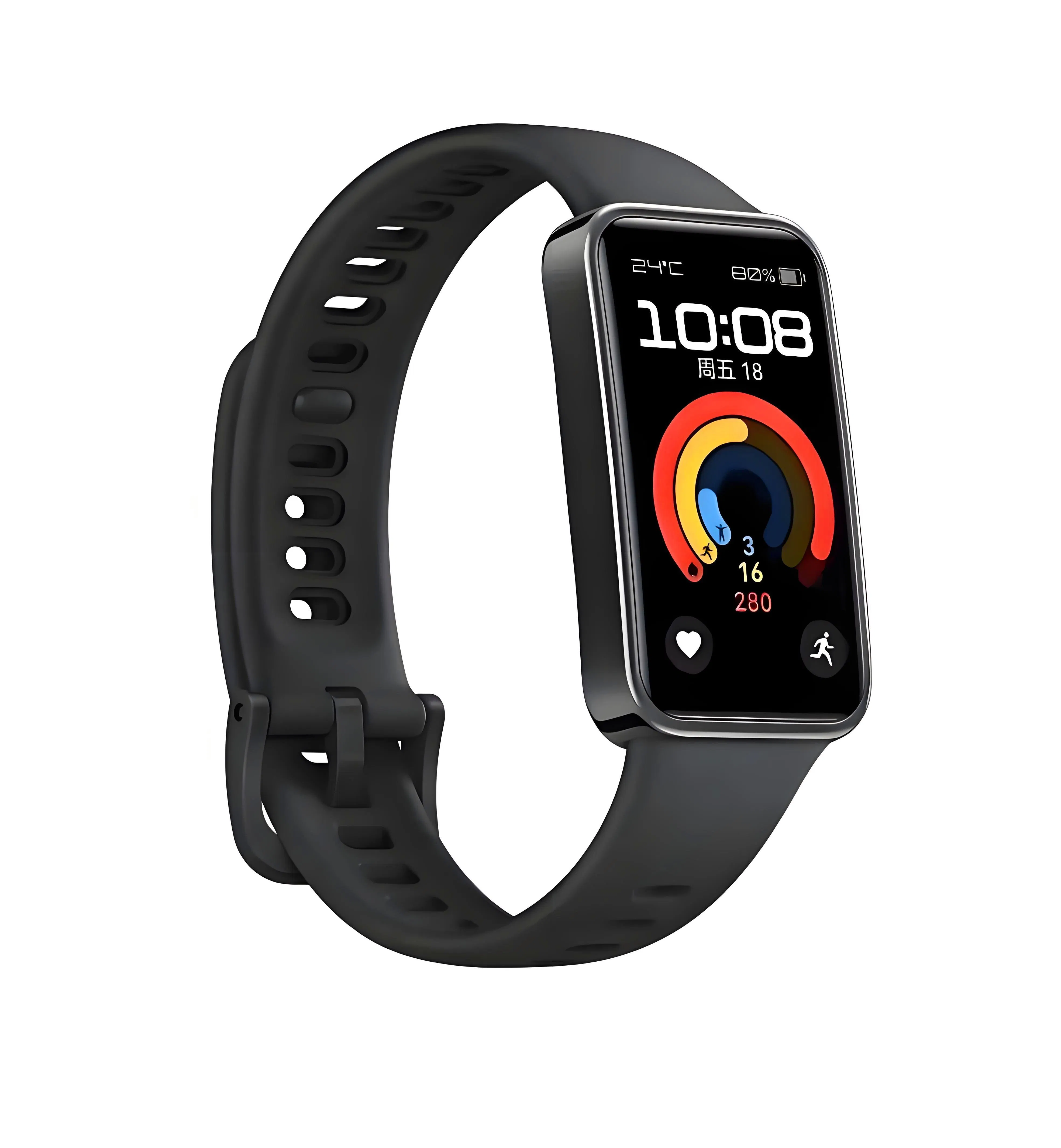 Fashion Men Women Health Smart Band with LED Display Sleep Monitoring Smart Wristband Sports Smart Bracelet for Ladies Gentlemen