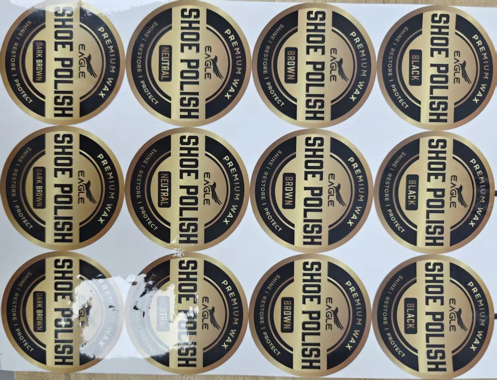 Custom Bottle Jar Bucket Sticker Labe Self-Dhesive Label