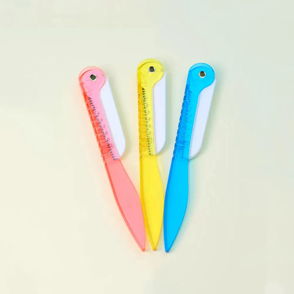 Women Makeup Folding Shaving Dermaplaning Tool Single Blade Facial Eyebrow Safety Razor