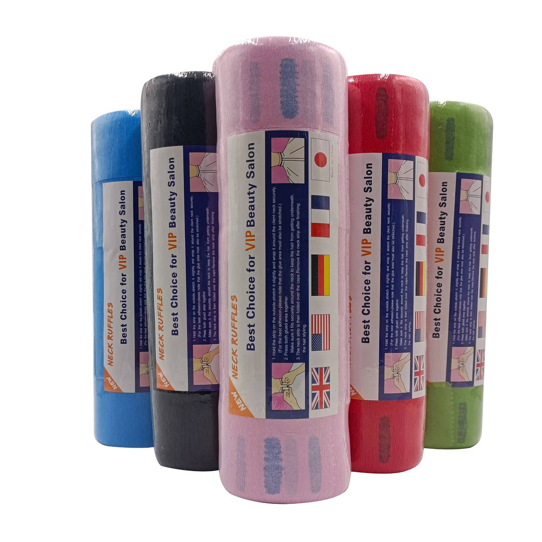 Disposable 80g 100g Neck Paper Barber Neck Strips Barber Neck Tape Paper Hair Salon Barbershop