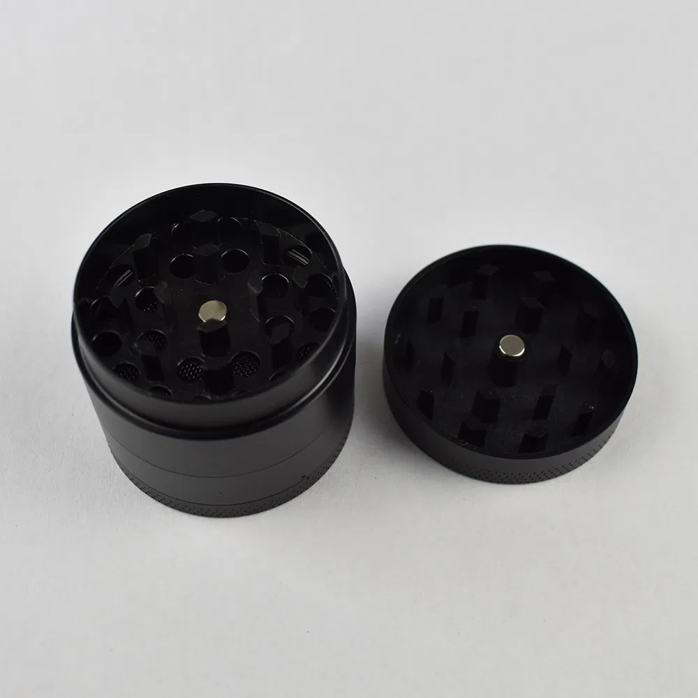 Smoking Accessories 50mm 4 Parts Zinc Herb Grinder 4 Layer Alien Grinder