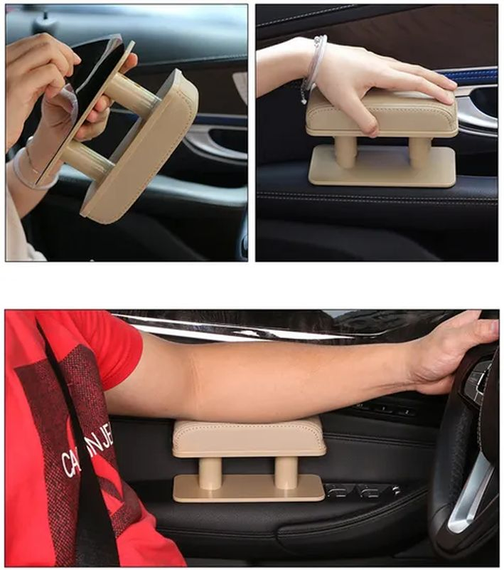 Adjustable Car Door Armrest Rest Pad Car Driver Left Elbow Support Tg004_7