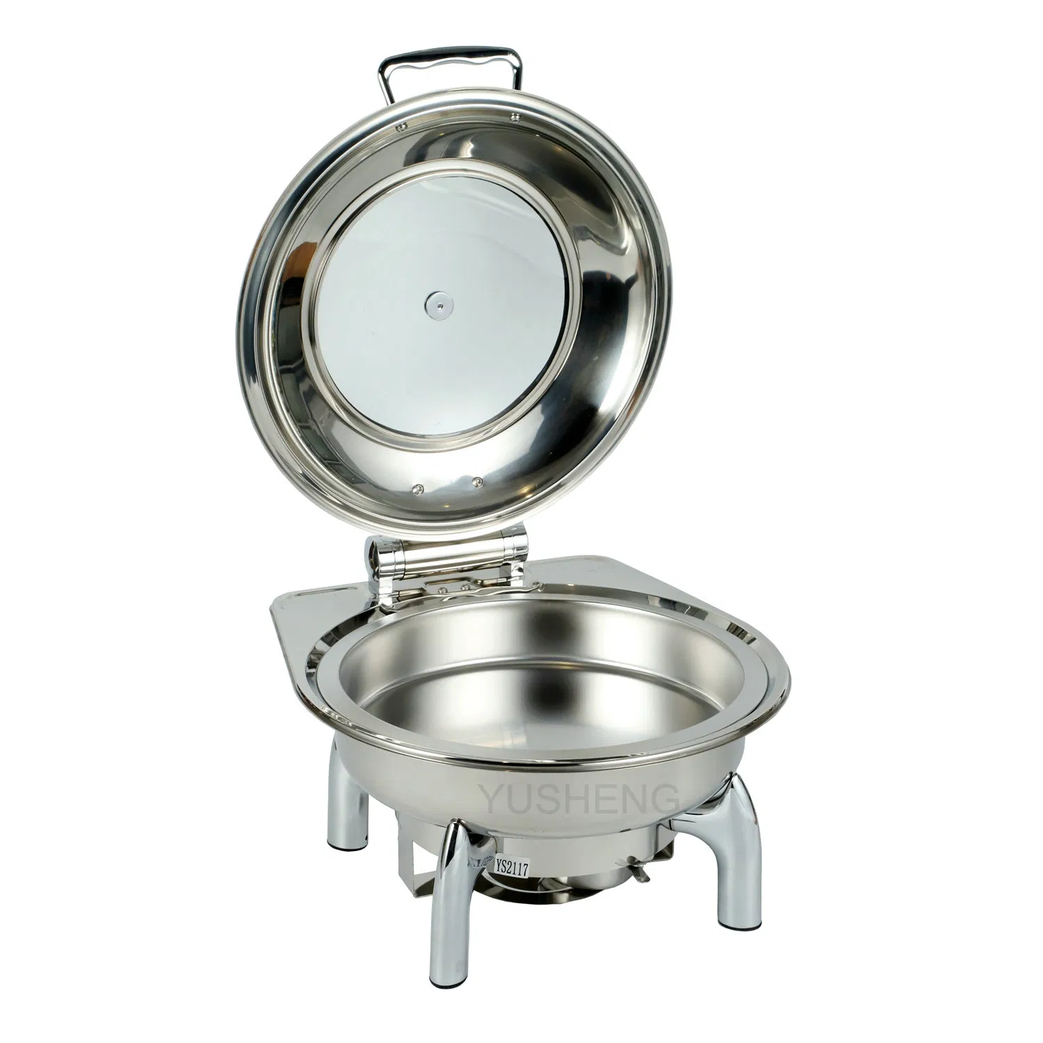 6L Hotel Hydraulic Round Bracket Stainless Steel Chafing Buffet Dish Set China