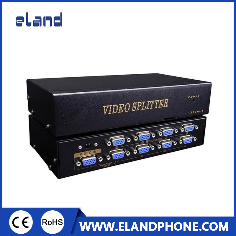 Разветвитель VGA 1x8, 250 МГц, 8 портов