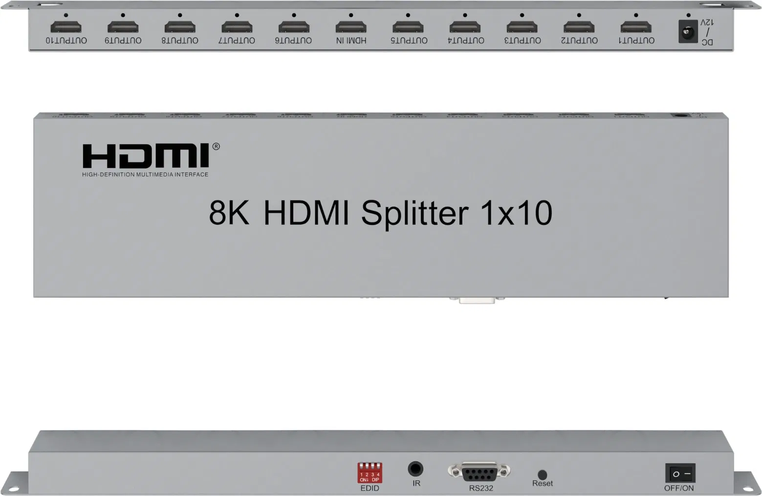 8K HDMI Splitter 1X 10