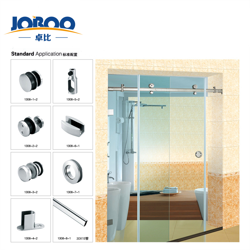 Frameless Glass Bathroom Sliding Door Cabin Enclosure Fittings for Shower Door