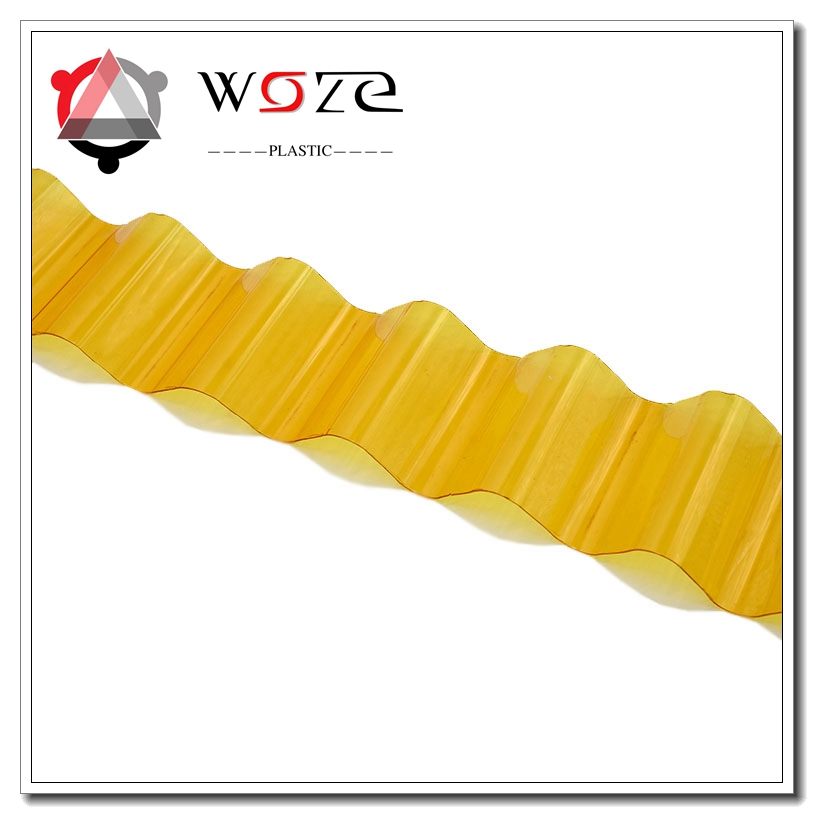 Plastic Roof Panel Weather Resistance Polycarbonate Corrugated Plastic Roofing Sheets